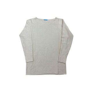 J.‎ McLAUGHLIN Women's Round Neck Ribbed Cashmere Blend Sweater Small